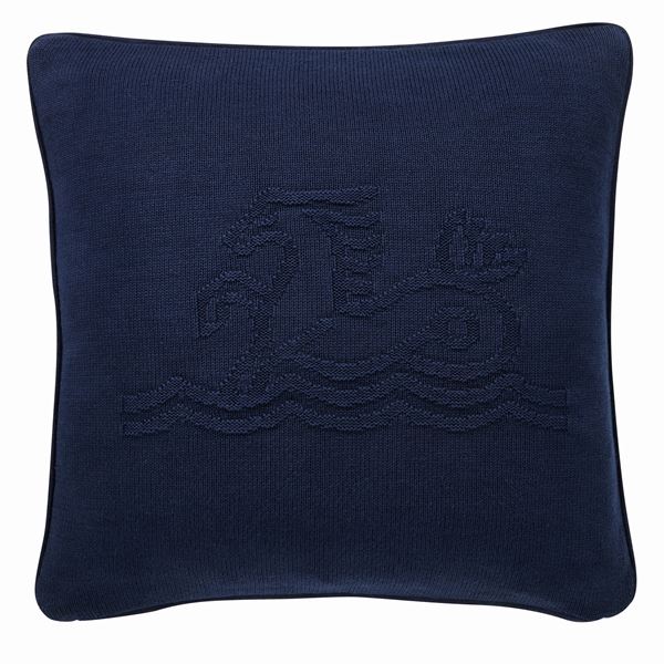 Signature Knit Cushion - Midnight